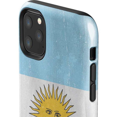 Argentina Flag Distressed iPhone 11 Pro Max Impact Case